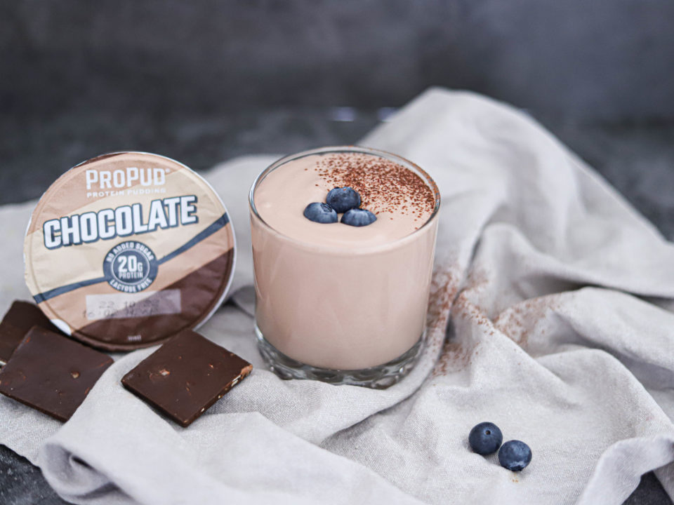 Image for a salted chocolate mousse recipe containing products from NJIE's ProPud brand.